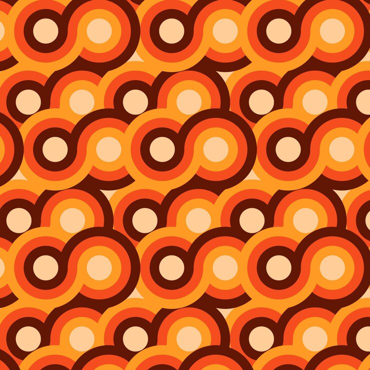 Vettore gratuito motivo geometrico groovy