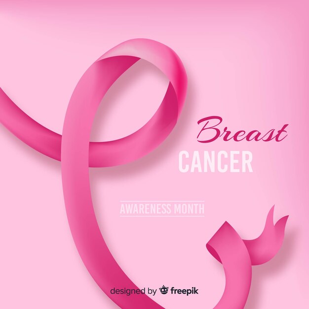 Nastro di cancro al seno realistico