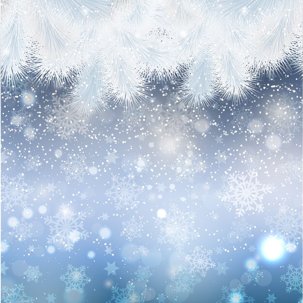 Natale con bordo dell'albero di abete