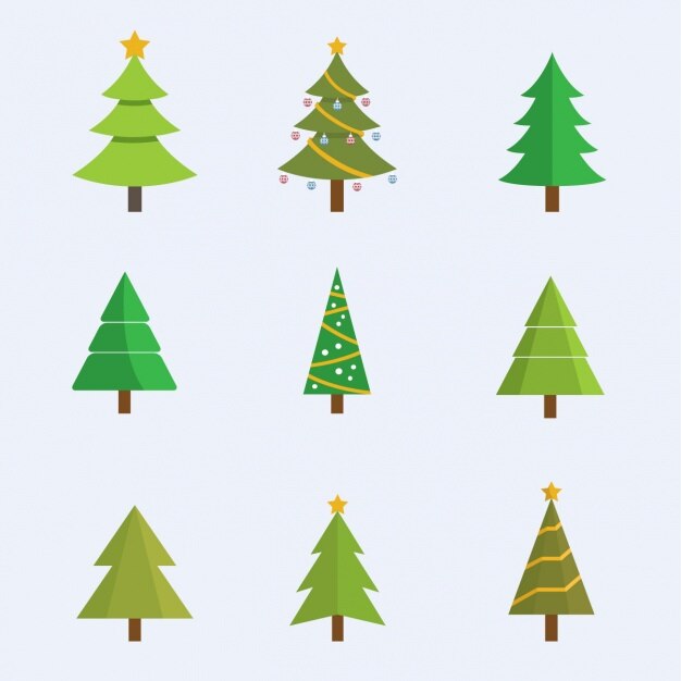 Nove alberi di Natale