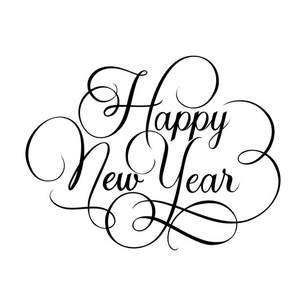 Vettore gratuito nuovo design year background