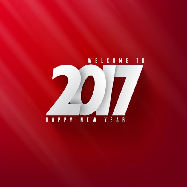 Vettore gratuito nuovo design year background