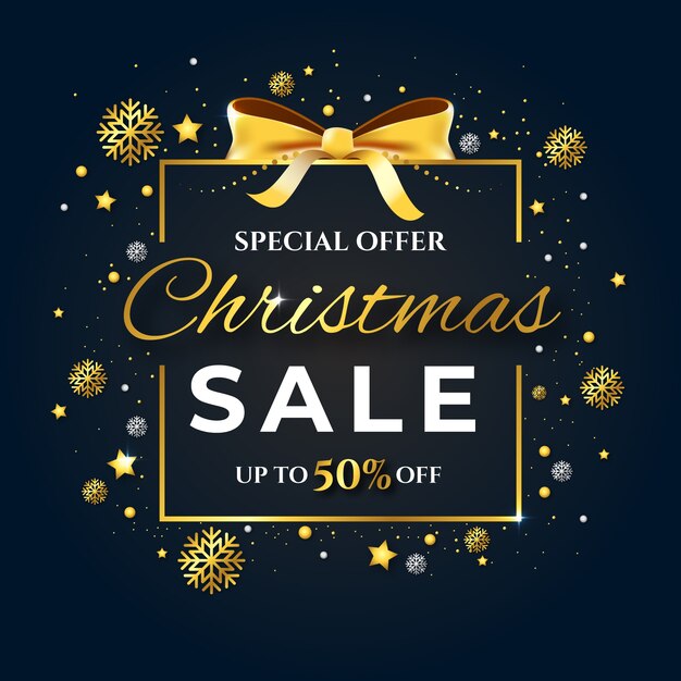 Offuscata concetto di vendita di Natale
