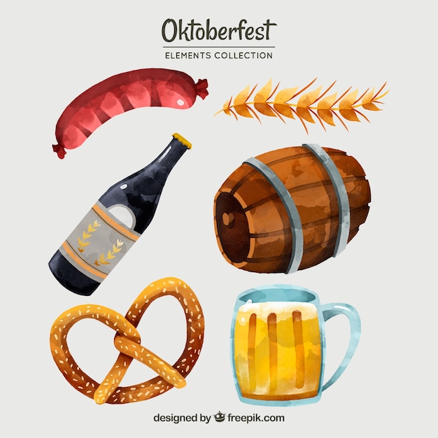 Oktoberfest, diversi elementi dipinti a mano