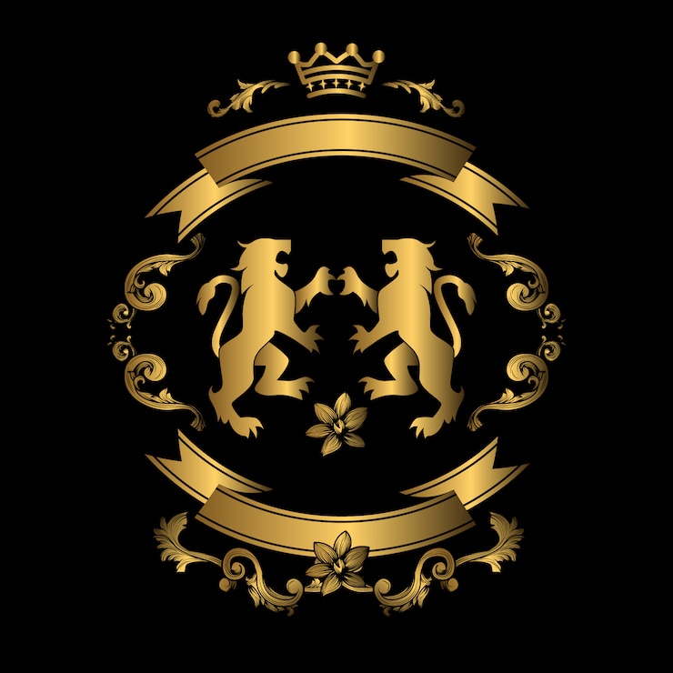 Vettore gratuito oro e disegno di sfondo nero