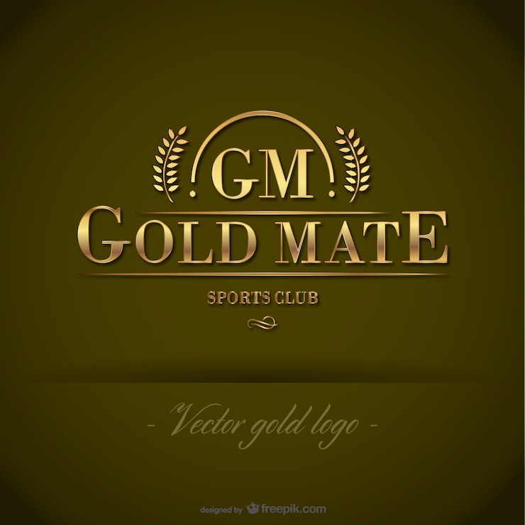 Vettore gratuito oro vettore libero logo modello