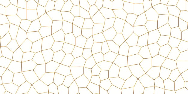 oro Voronoi texture di sfondo