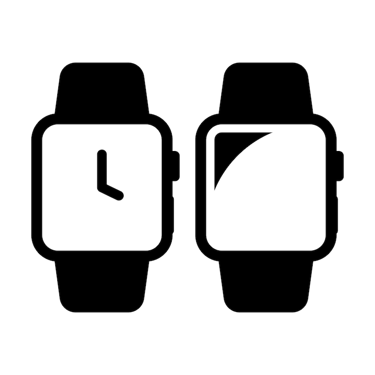Vettore gratuito orologio intelligente semplice