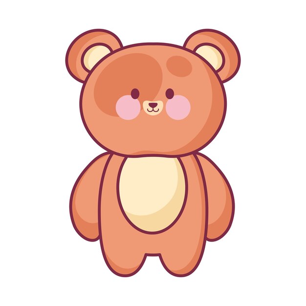 Orsetto di peluche simpatico cartone animato kawaii