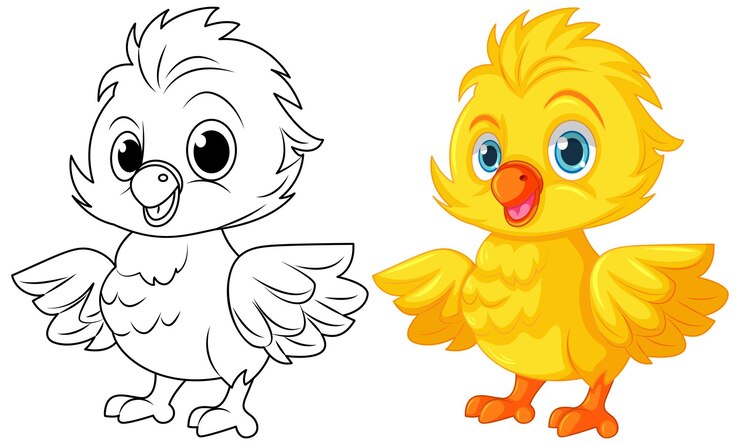 Vettore gratuito pagina da colorare per bambini