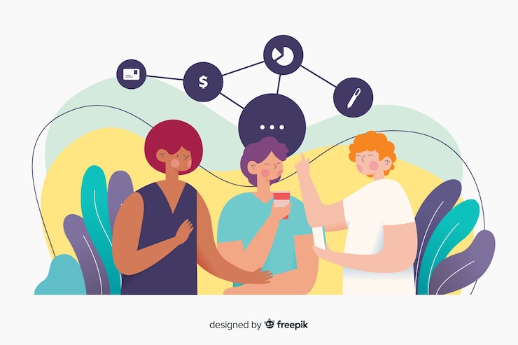 Vettore gratuito pagina di destinazione del concetto di brainstorming