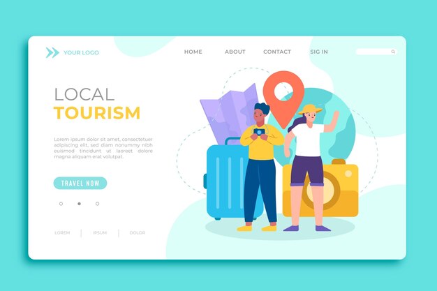 Pagina di destinazione del turismo locale