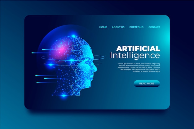 Pagina di destinazione dell'intelligenza artificiale