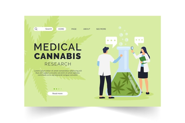 Pagina di destinazione della ricerca sulla cannabis medica