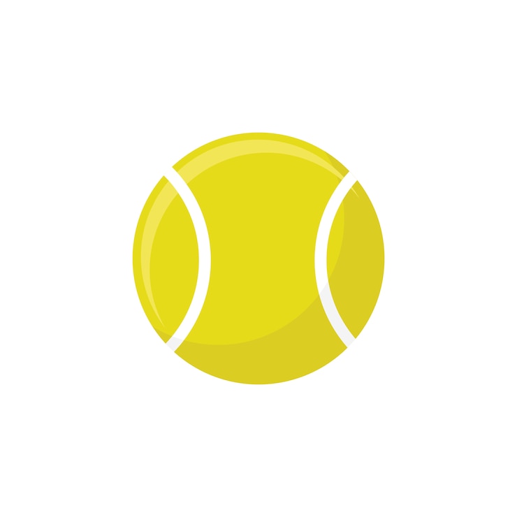 Vettore gratuito palla da tennis