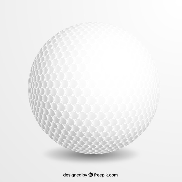 Pallina da golf realistico