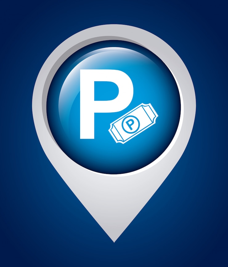 Vettore gratuito parcheggio