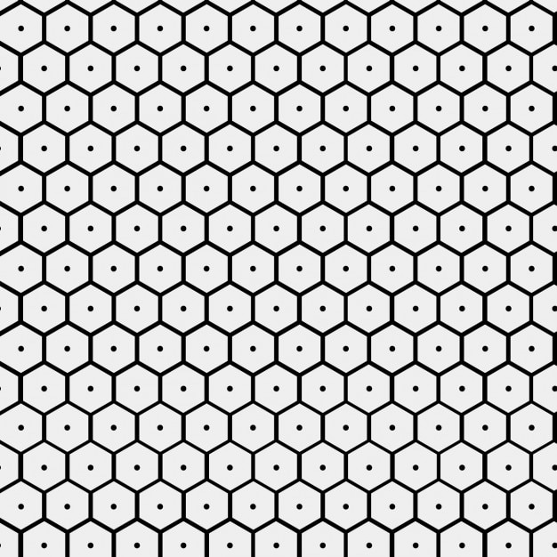 Vettore gratuito pattern con forma di alveare