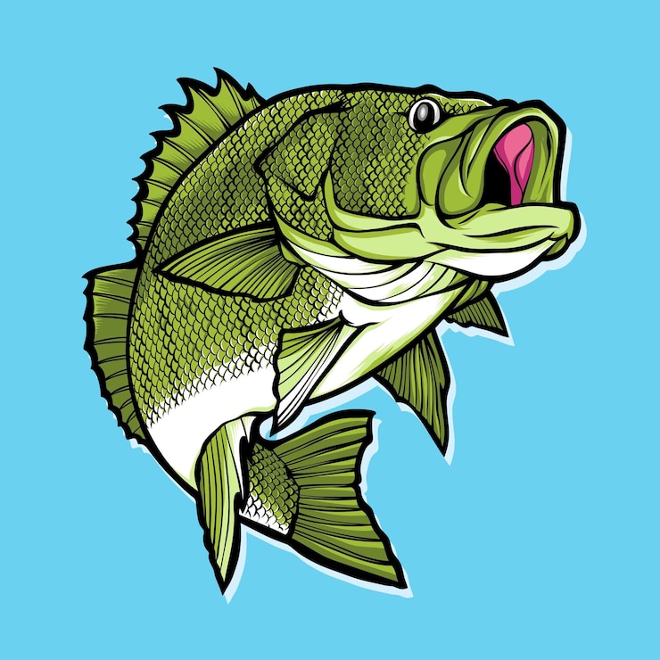 Vettore gratuito pesce grosso