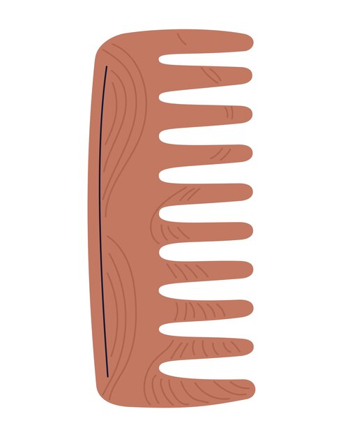 pettine per capelli di legno