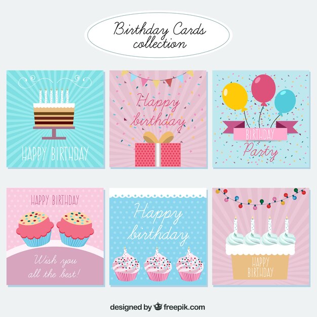 Piatto Collection Birthday Cards