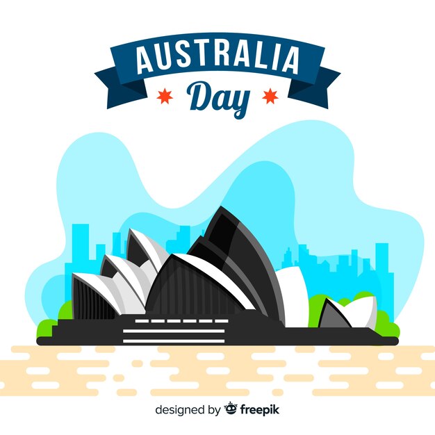 Piatto giorno australia sfondo