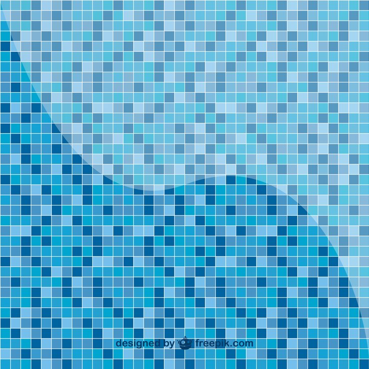 Vettore gratuito piscina tile pattern