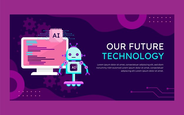 Post di facebook di intelligenza artificiale disegnato a mano