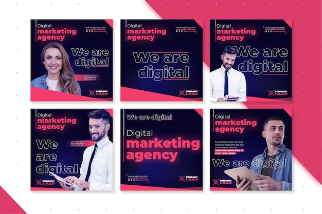 Post di instagram aziendali di marketing