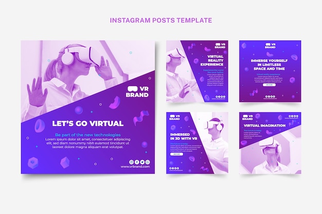 Post di Instagram con tecnologia dei mezzitoni sfumati