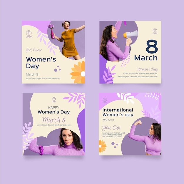 Post di instagram per la giornata internazionale delle donne