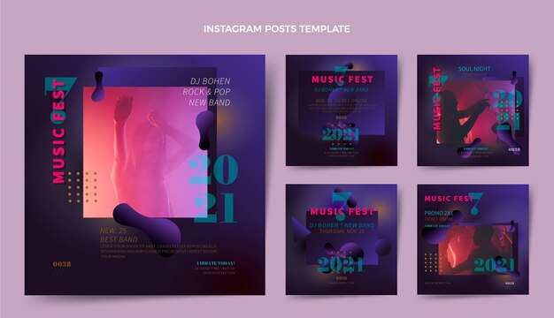 Post instagram del festival musicale sfumato