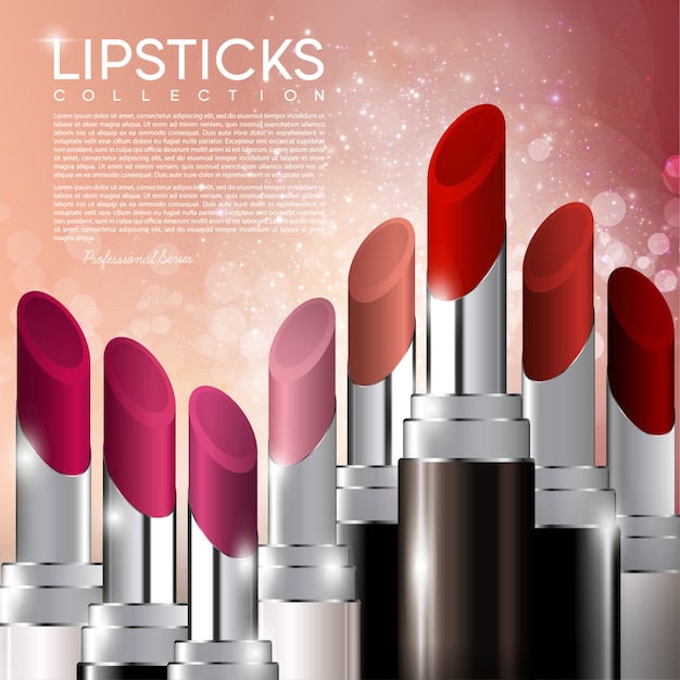 Poster cosmetico premium realistico