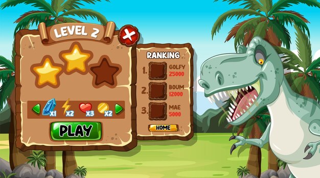Poster del gioco Dinosaur Level 2