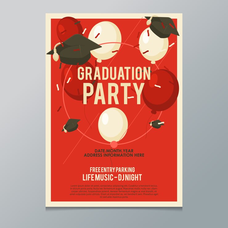 Poster del partito di laurea
