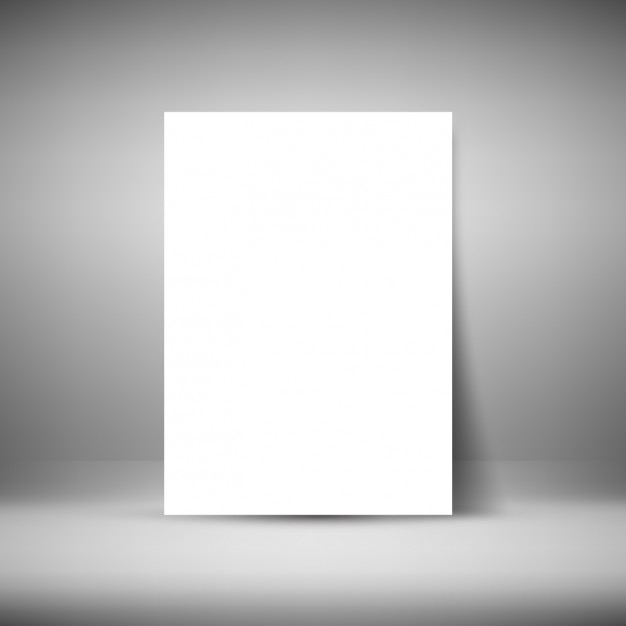 Vettore gratuito poster mock up di progettazione