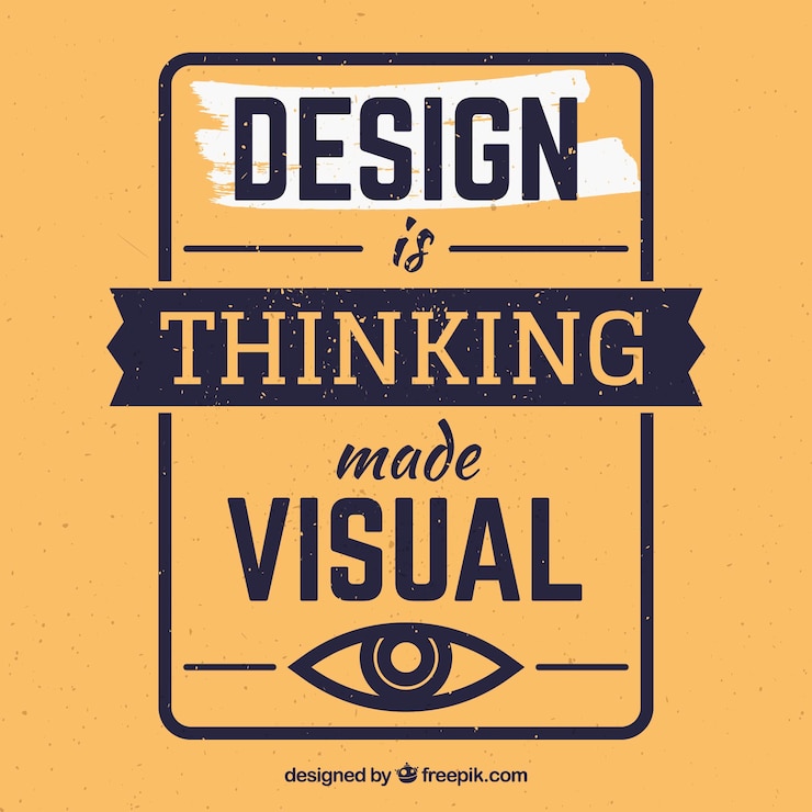 Vettore gratuito preventivo di design grafico con messaggio ispiratore