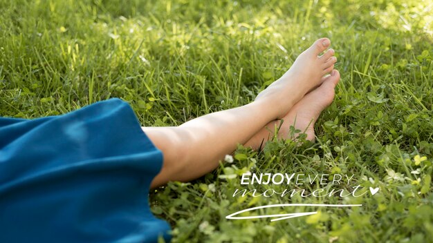 Preventivo positivo con sfondo fotografico