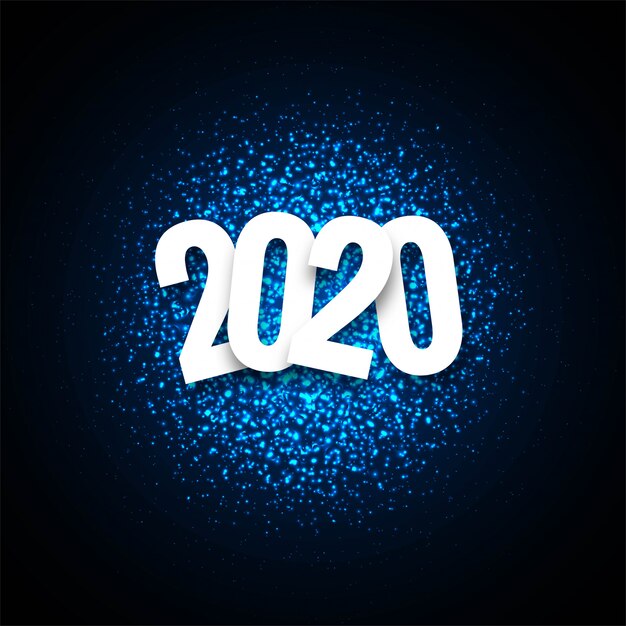 Priorità bassa astratta di saluto di nuovo anno 2020