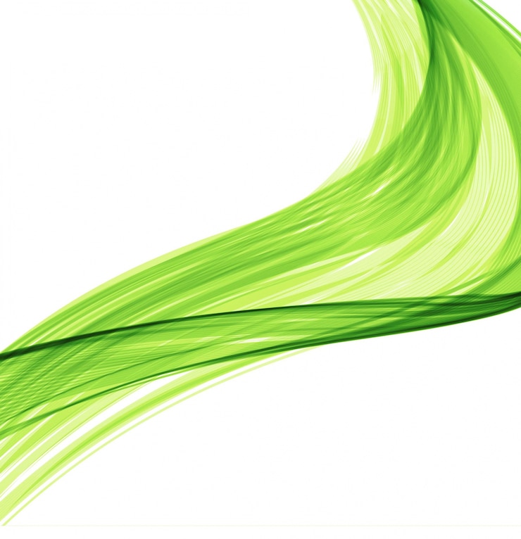 Vettore gratuito priorità bassa dell&#39;onda verde