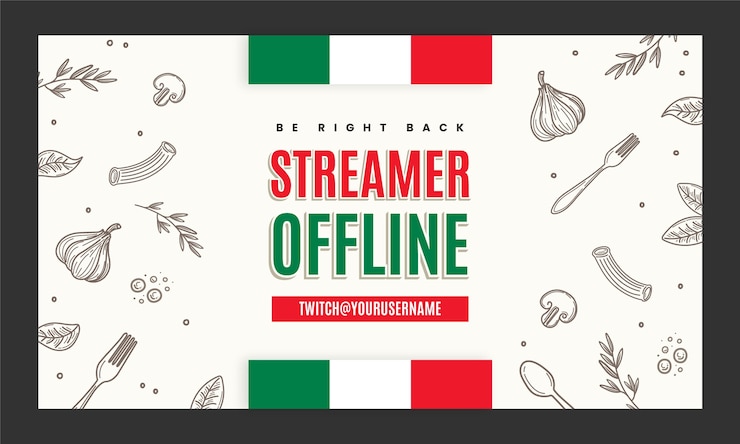 Vettore gratuito priorità bassa di contrazione del ristorante italiano