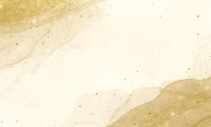 Priorità bassa dorata dell'inchiostro dell'alcool. Pittura astratta di arte fluida.