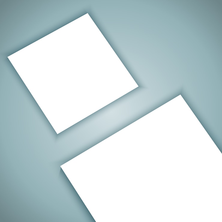Vettore gratuito prodotto di carta bianca mock up sfondo