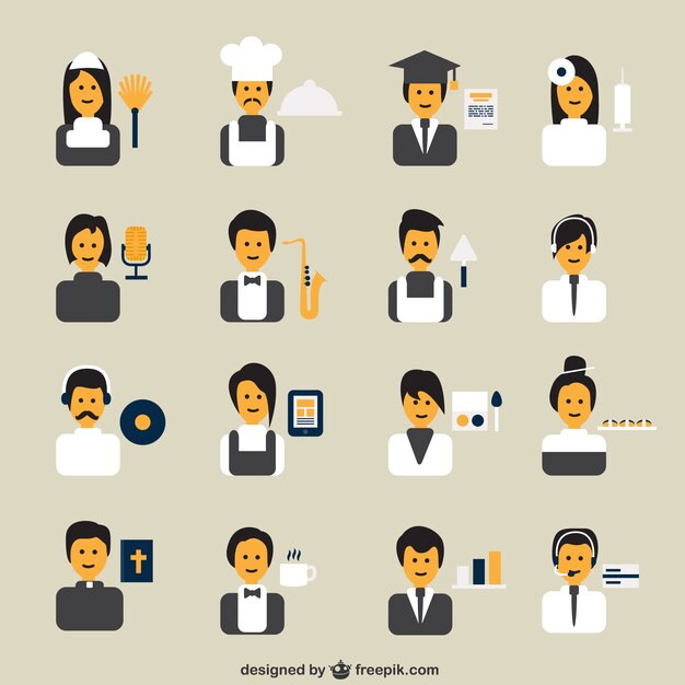 Professioni avatars