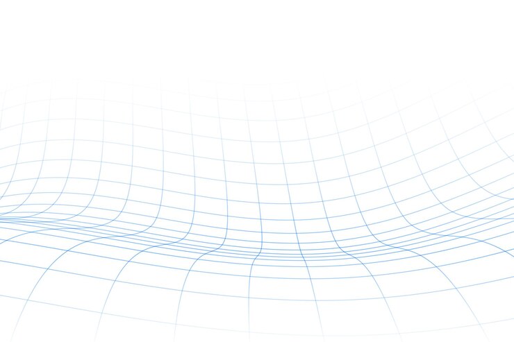 Vettore gratuito progettazione del layout delle linee di griglia prospettica curva astratta