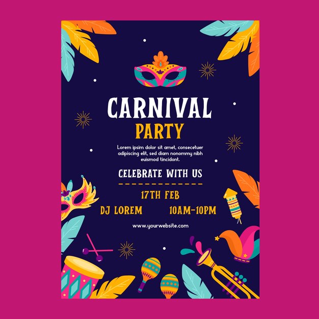 Progettazione del modello di carnevale