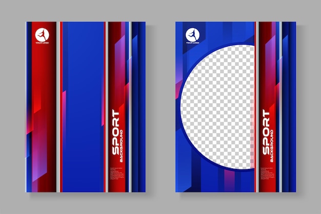 Progettazione del modello di poster di layout per eventi sportivi