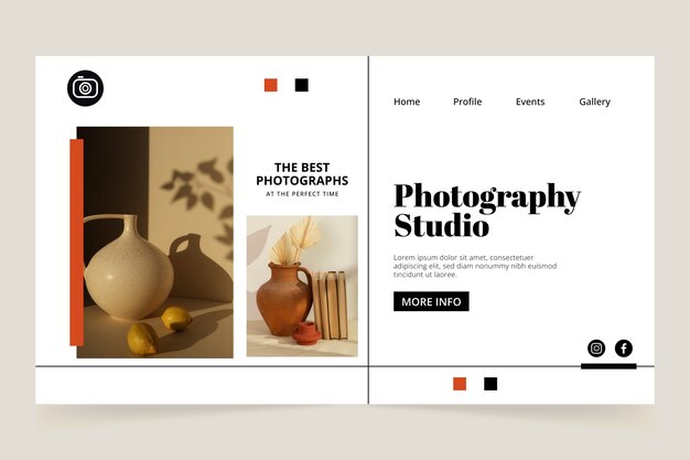 Progettazione del modello di studio fotografico