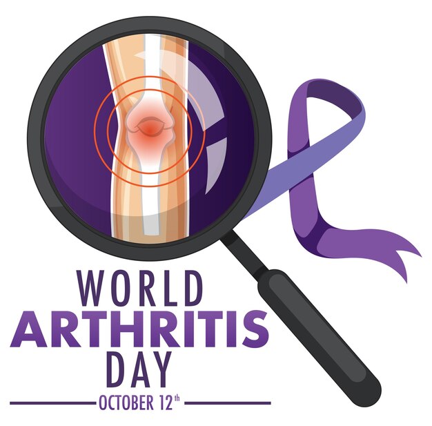 Progettazione del poster della Giornata Mondiale dell'Artrite