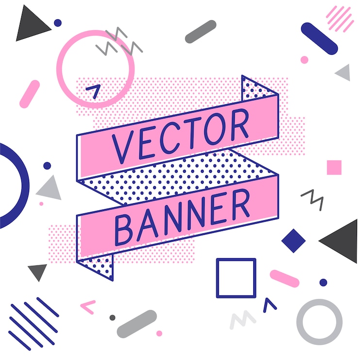 Vettore gratuito progettazione di banner banner del nastro
